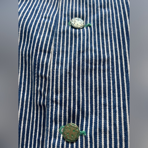 RARE Vintage Oshkosh B’Gosh Adult Size 44R Train Engineer Conductor Work Jacket - Picture 6 of 11